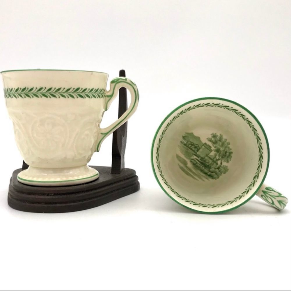 Torbay Wedgwood Patrician Demitasse Tea Cup Pair